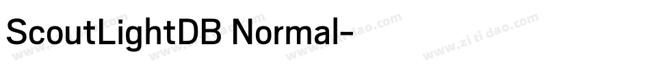 ScoutLightDB Normal字体转换